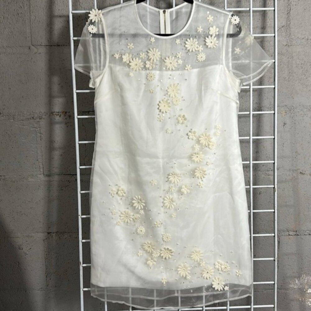 Ted Baker Findon Embellished Silk Organza Dress - NWT SIZE US 6 - Picture 2 of 4